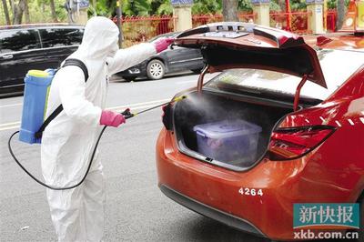 广州设立5个免费消毒服务点，为网约车构筑安全防线